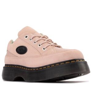 New NIB Dr. Martens Buzz 5 Eye Powder Pink Platform Shoes